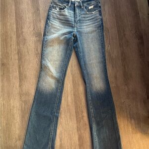 BKE Women's Boot Cut Jeans in Faded Blue